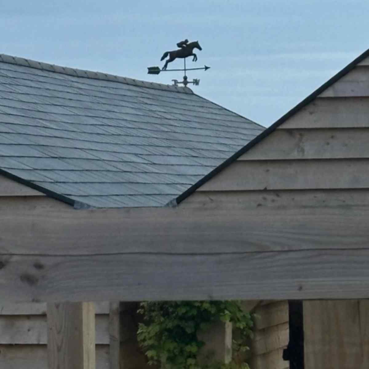 jumping horse weathervane