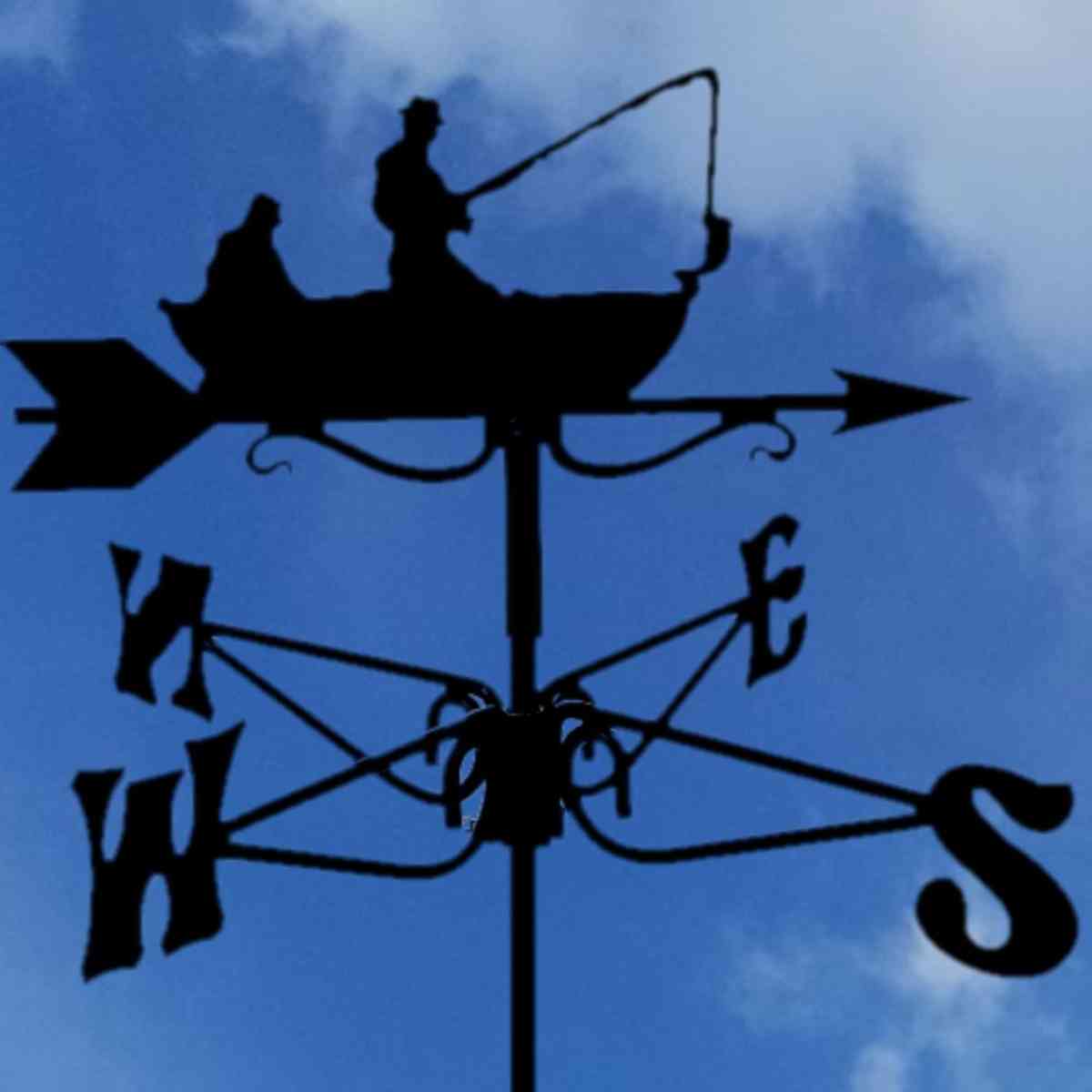 Fisherman weathervane