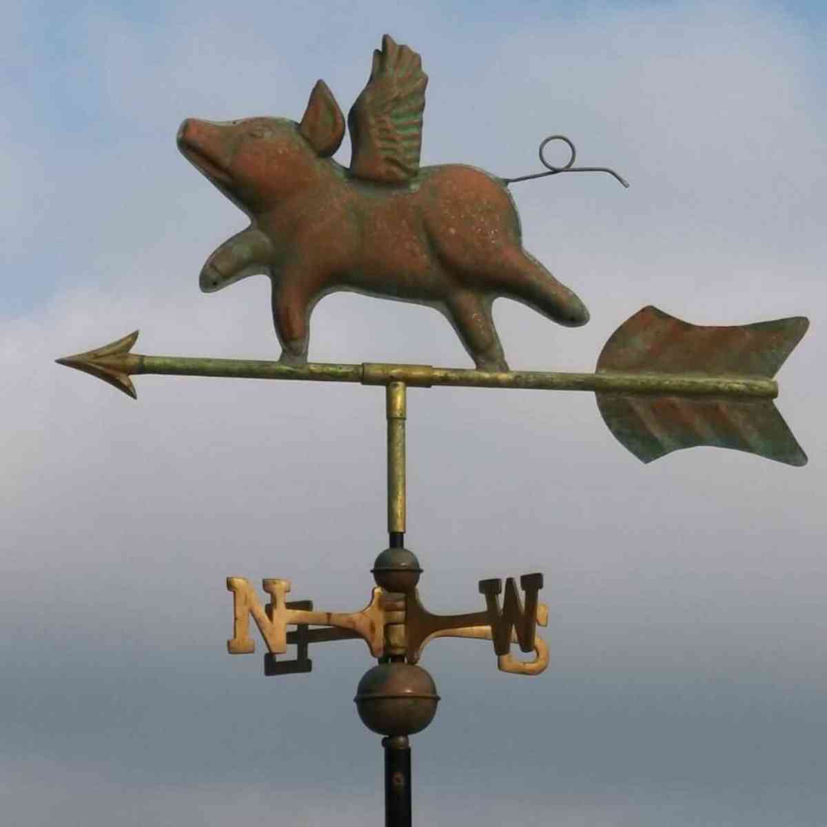 pigs might fly weathervane